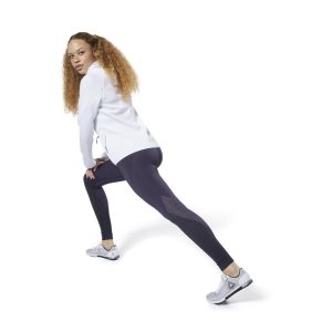 Legginsy Damskie Reebok Thermowarm Base Layer Seamless Czarne PL 91UWPNB